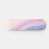 Retro Rainbow Wave #2 #wall #art Skateboard (Horizontal)