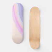 Retro Rainbow Wave #2 #wall #art Skateboard (Vorderseite)