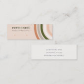 Retro Rainbow Wüste Chic Stuck Earring Display Mini Visitenkarte (Vorne/Hinten)