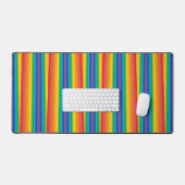 Retro Rainbows Desk Mat Schreibtischunterlage (Tastatur & Maus)