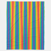 Retro Rainbows Fleece Blanket (3 Größen) (Vorderseite)