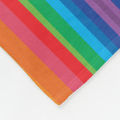 Retro Rainbows Fleece Blanket (3 Größen) (Ecke)