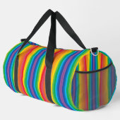 Retro Rainbows Große Duffel Tasche (Rechte Ecke)