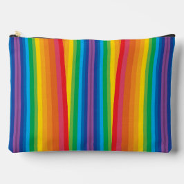 Retro Rainbows Large Pouch Zubehörtasche
