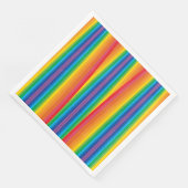 Retro Rainbows Paper Napkins Serviette (Ecke)