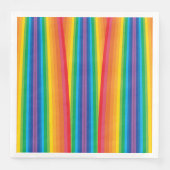 Retro Rainbows Paper Napkins Serviette (Vorderseite)