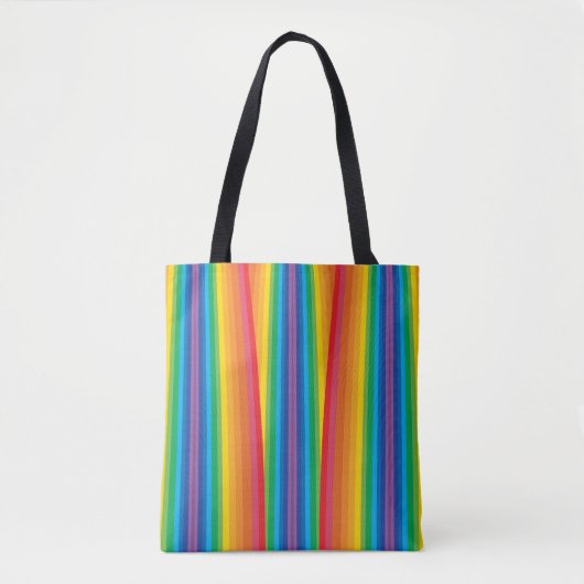 Retro Rainbows Schulter Tasche (2 Größen) (Vorderseite)
