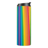 Retro Rainbows Thermal Tumbler Thermosbecher (Nach links gedreht)