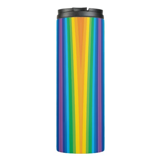 Retro Rainbows Thermal Tumbler Thermosbecher (Rückseite)