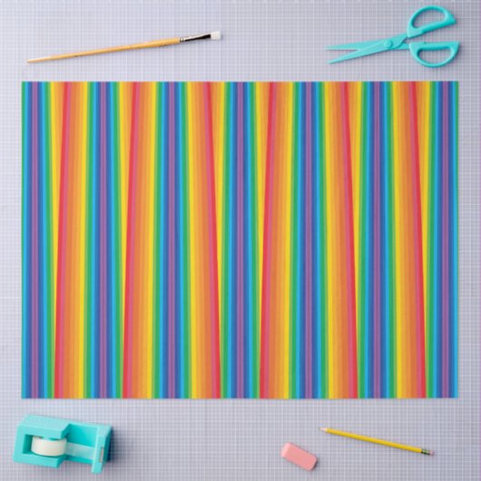 Retro Rainbows Tissue Seidenpapier (Basteln)