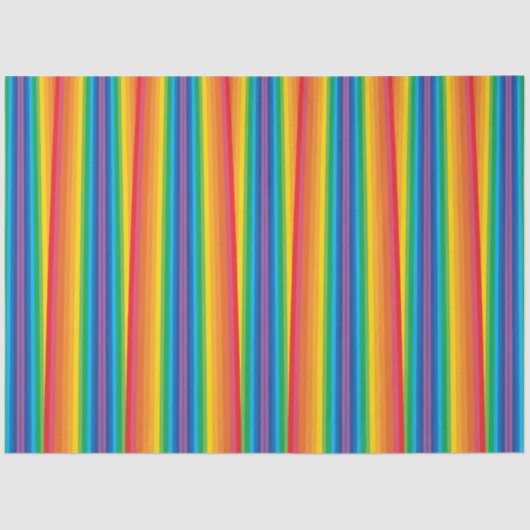 Retro Rainbows Tissue Seidenpapier (Vorderseite)