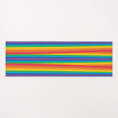 Retro Rainbows Yoga Mat Yogamatte (Vorderseite (Horizontal))