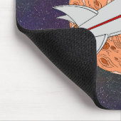 Retro-Rakete 2026 Mousepad (Ecke)