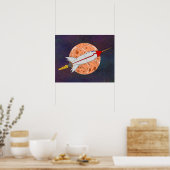 Retro-Rakete 2026 Poster (Küche)