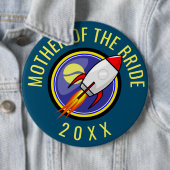 Retro-Rakete Anpassbarer längerer Text Button (Beispiel)