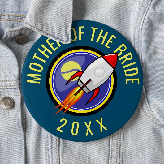 Retro-Rakete Anpassbarer längerer Text Button (Beispiel)