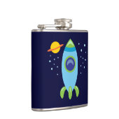 Retro-Rakete Flachmann (Rechts)