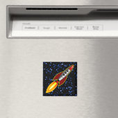 Retro-Rakete Magnet (In Situ (Geschirrspüler))