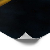 Retro-Rakete Poster (Ecke)