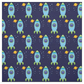 Retro-Rakete Stoff (Muster)