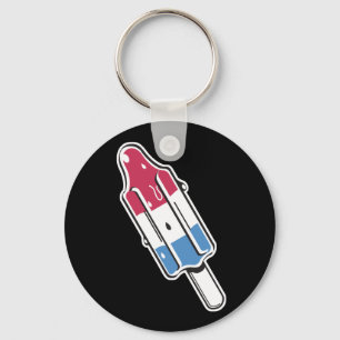 Retro-Raketen-Eis am Stiel Schlüsselanhänger