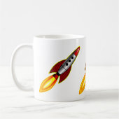 Retro-Raketen - II Kaffeetasse (Links)