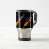 Retro-Raketen - Maßgeschneiderte Reisebecher (VorderseiteRechts)