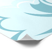 Retro-Raketenschiff - Futuristische Weltraumkunst Poster (Ecke)