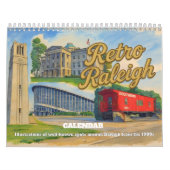 Retro Raleigh NC Calendar Kalender (Titelbild)