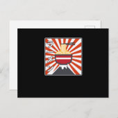 Retro Ramen Noodle Anime Kawaii Ramen Noodles Lieb Einladungspostkarte (Vorne/Hinten)