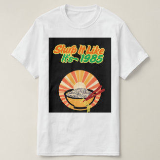 Retro-Ramen-T-Shirt – Vintage-Nudel-Vibes T-Shirt