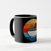 Retro-Ramen Tasse (Vorderseite Links)