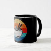 Retro-Ramen Tasse (VorderseiteRechts)