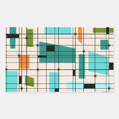 Retro-Raster und Aufkleber für Sternexplosionen (Vorderseite)