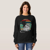 Retro-Ratte 2 Sweatshirt (Vorne ganz)