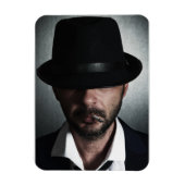 Retro-Raucher Magnet (Vertikal)