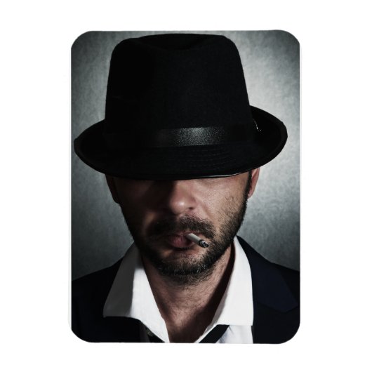 Retro-Raucher Magnet (Vertikal)