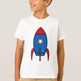Retro Raum Rocket scherzt T - Shirt