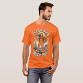 Retro-Raumfahrt-Held T-Shirt – Vintage 70er-Comic- (Vorne ganz)