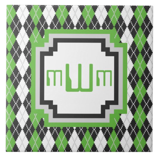 Retro-Raute Fliese (Vorderseite)