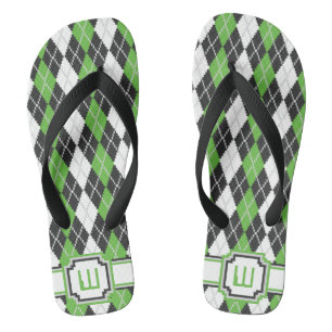 Retro-Raute Flip Flops Badesandalen