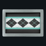 Retro-Raute Gürtelschnalle<br><div class="desc">Das Design stammt aus der Originalkunst.</div>