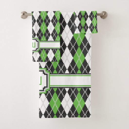 Retro-Raute Handtuch-Set Badhandtuch Set (Insitu)