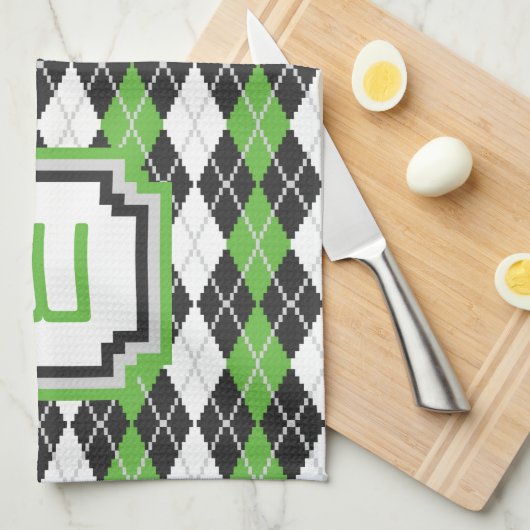 Retro Raute Küchentuch (Viertel Falte)