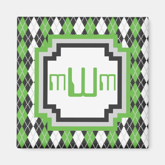 Retro Raute Magnet (Vorne)