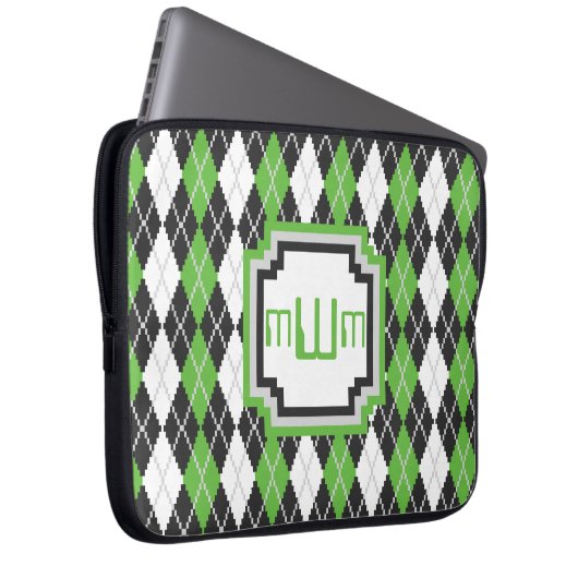 Retro-Raute Notebook-Sieb Laptopschutzhülle (Vorne Rechts)