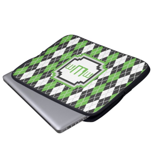 Retro-Raute Notebook-Sieb Laptopschutzhülle (Vorne Knopf)