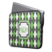 Retro-Raute Notebook-Sieb Laptopschutzhülle (Vorderseite Links)