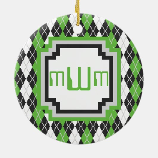 Retro Raute Ornament (Hinten)