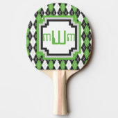 Retro Raute Ping Pong Paddle Tischtennis Schläger (Rückseite)